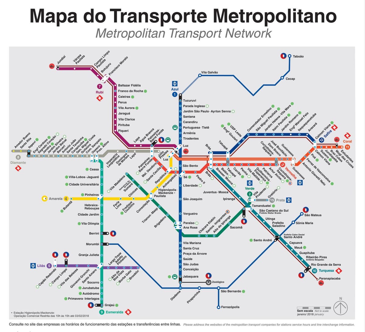 São Paulo usafiri ramani