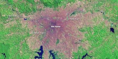 São Paulo topographic ramani